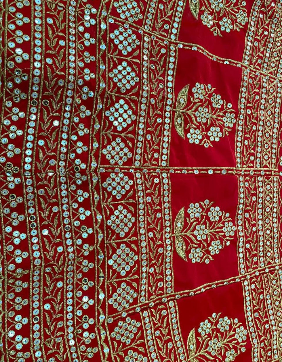 Elegant Red Malai Satin Dulhan Lehenga Choli With Heavy Dupatta